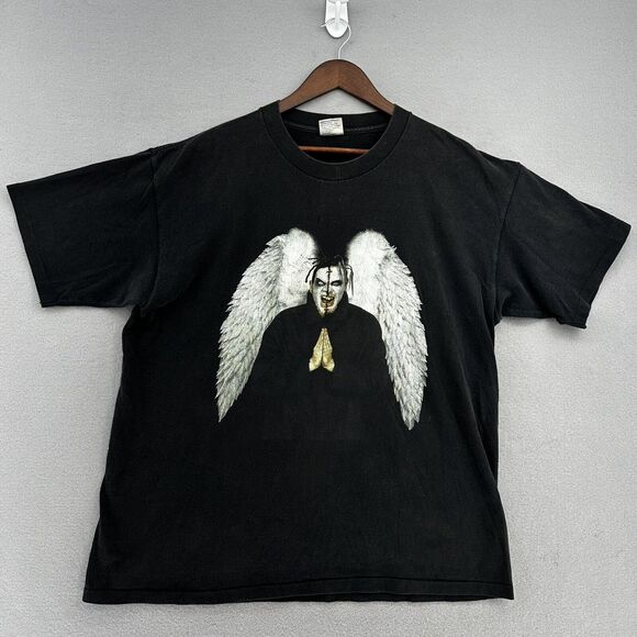 SIGNED! 2000 TWIZTID OG FREEK SHOW Black‎ Tshirt XL ICP Insane Clown Posse VTG - Picture 1 of 10